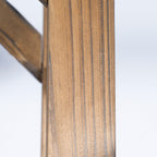 85" Wooden Garden Arbor for Climbing Vines, Carbonized