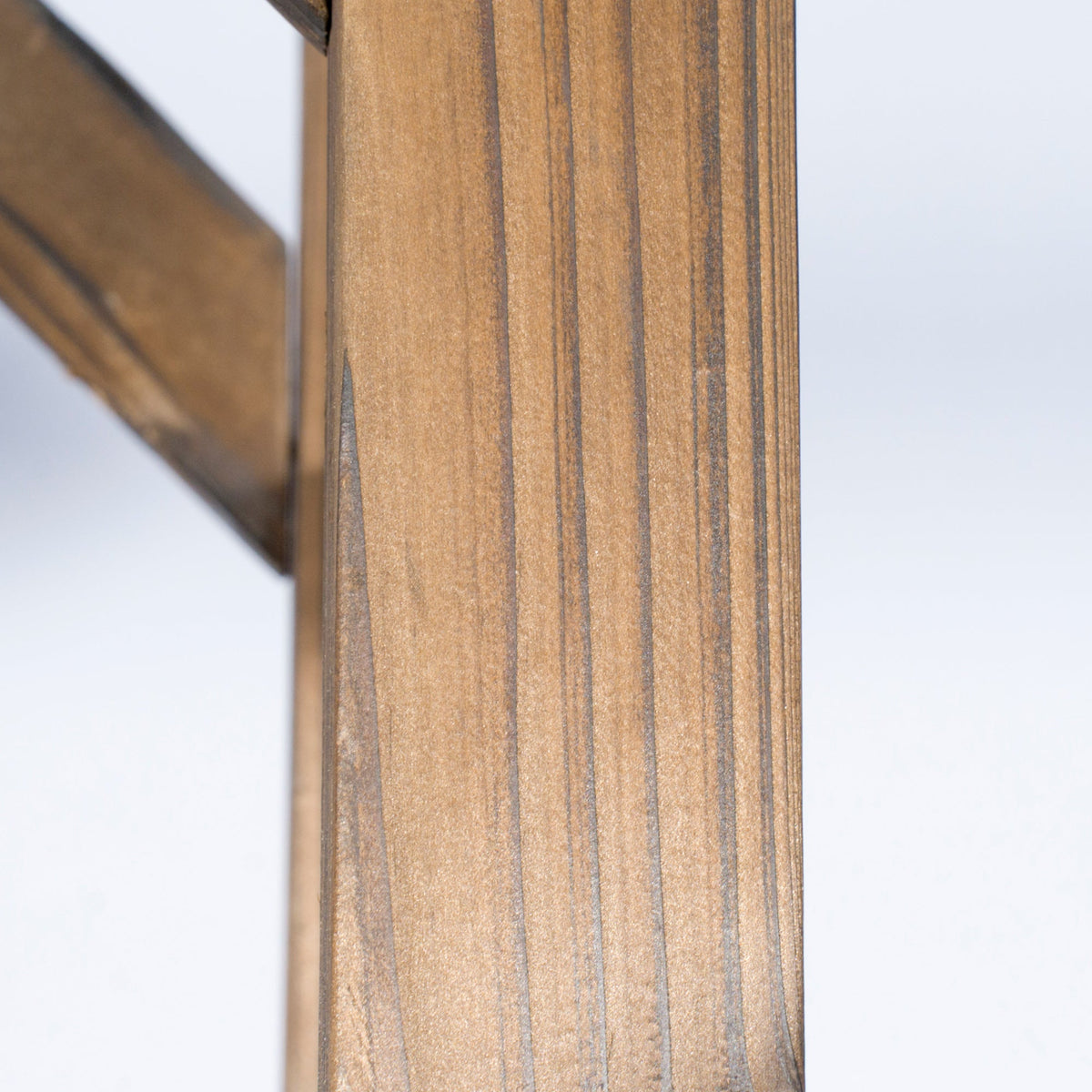 85" Wooden Garden Arbor for Climbing Vines, Carbonized