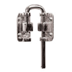 FHC Sliding Door Loop Lock 1-1/8" - Nickel Plated - S4377