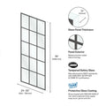 Slider Door Fixed Panels - French Silk Screen Sliding Glass Fixed Panel