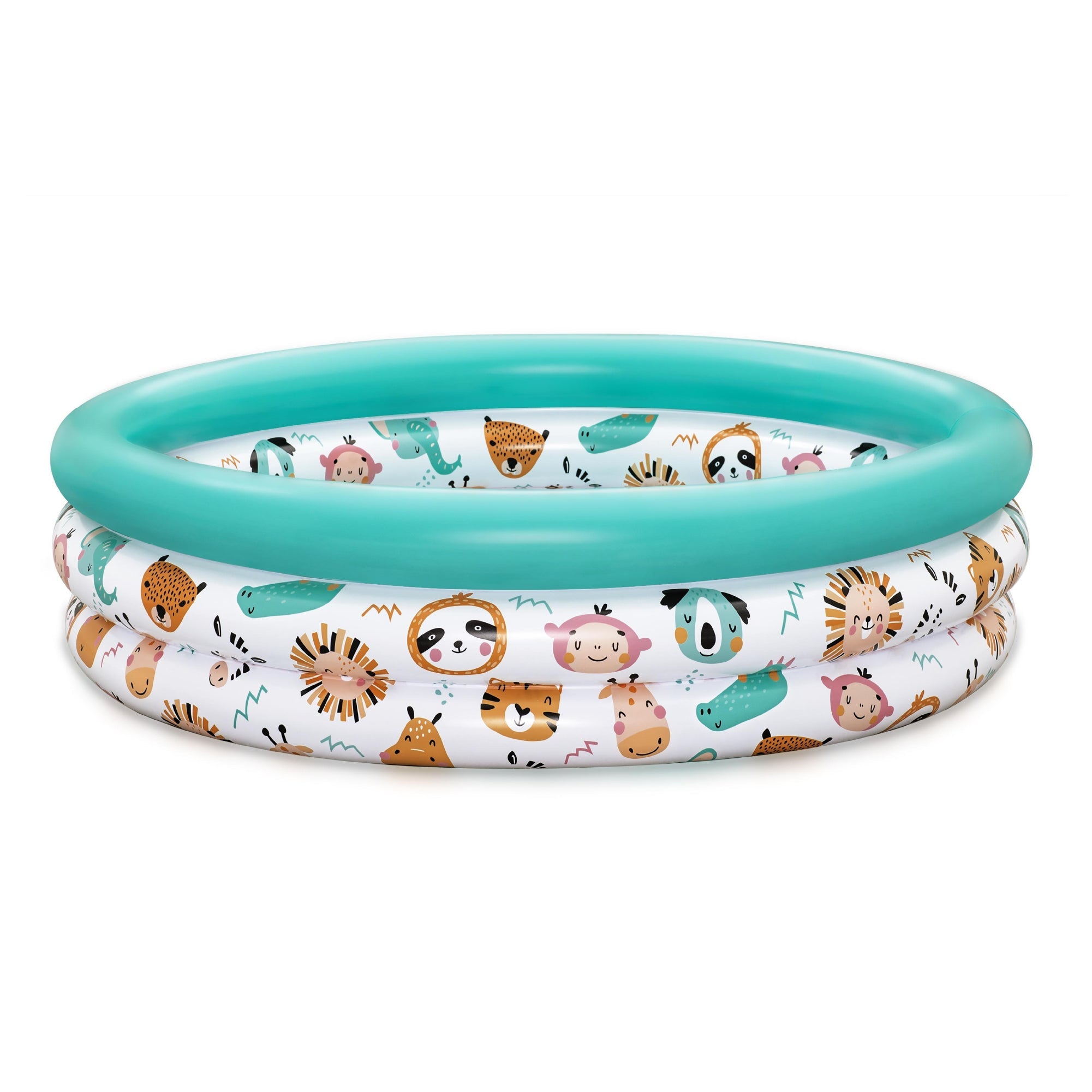 40" Safari Themed Kids Inflatable Paddling Pool