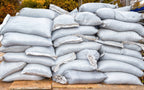 Sandbags 14"x26" Pack of 10 White with Tie Wrap