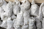 Sandbags 14"x26" Pack of 10 White with Tie Wrap