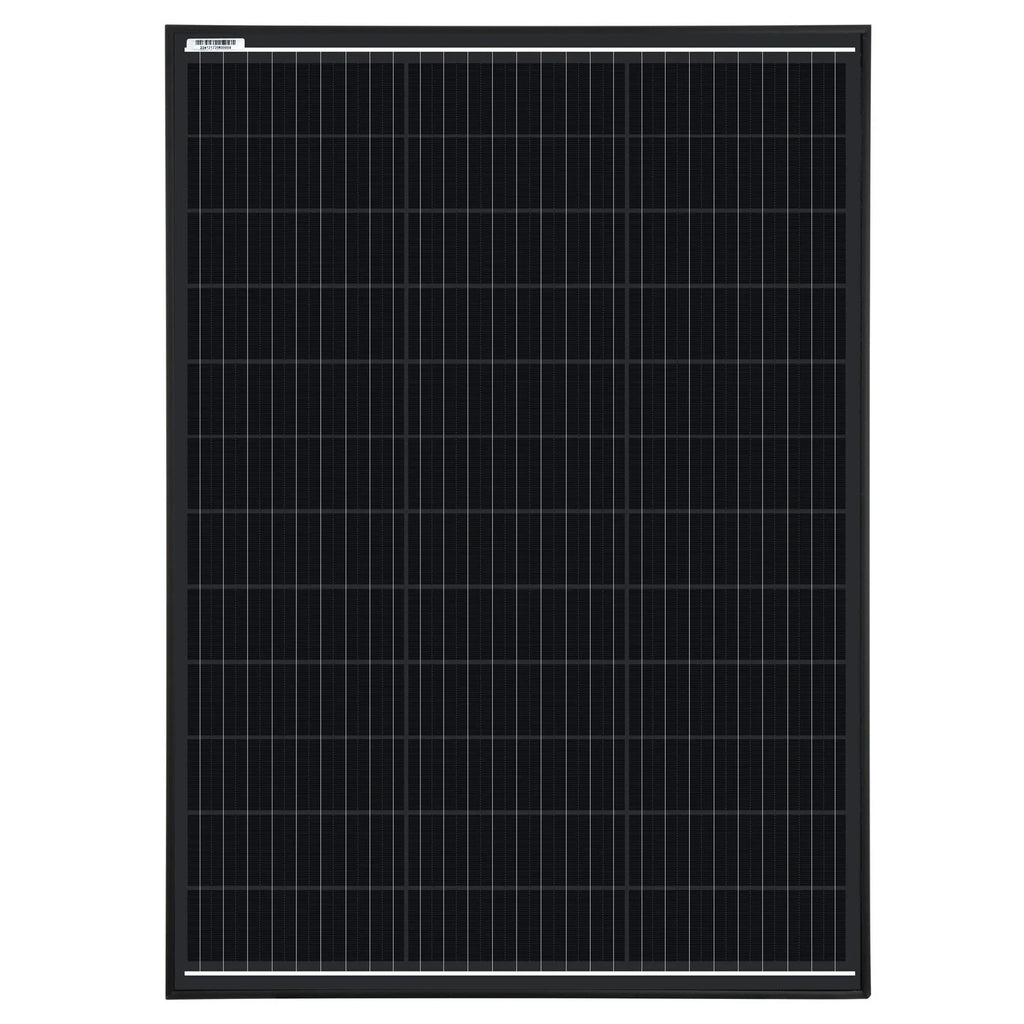 SARONIC 500W 12V Black Monocrystalline Fixed Solar Panel with Mounting Brackets