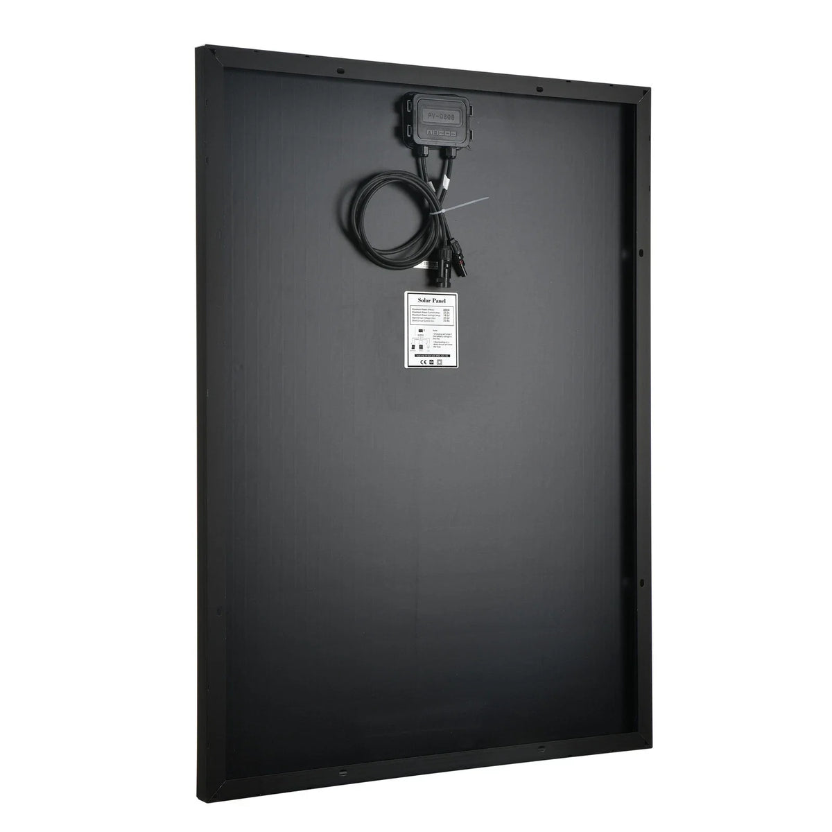SARONIC 500W 12V Black Monocrystalline Fixed Solar Panel with Mounting Brackets