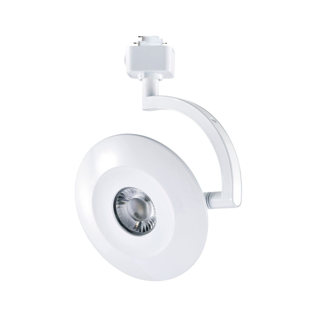 Satco Orb Track Head, H-Type, White, Selectable CCT, 1020 Lumens, 36° Beam Angle