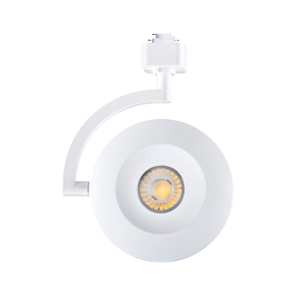 Satco Orb Track Head, H-Type, White, Selectable CCT, 1020 Lumens, 36° Beam Angle