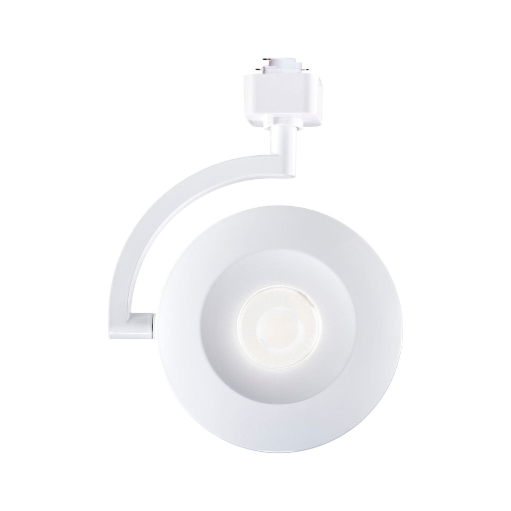 Satco Orb Track Head, H-Type, White, Selectable CCT, 1020 Lumens, 36° Beam Angle