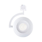 Satco Orb Track Head, H-Type, White, Selectable CCT, 1020 Lumens, 36° Beam Angle