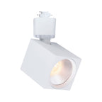 Satco Square Track Head, H-Type, White, Selectable CCT, 500 Lumens, 48° Beam Angle