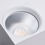 Satco Square Track Head, H-Type, White, Selectable CCT, 500 Lumens, 48° Beam Angle