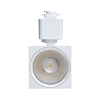 Satco Square Track Head, H-Type, White, Selectable CCT, 500 Lumens, 48° Beam Angle