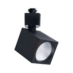 Satco Square Track Head, H-Type, Black, Selectable CCT, 500 Lumens, 48° Beam Angle