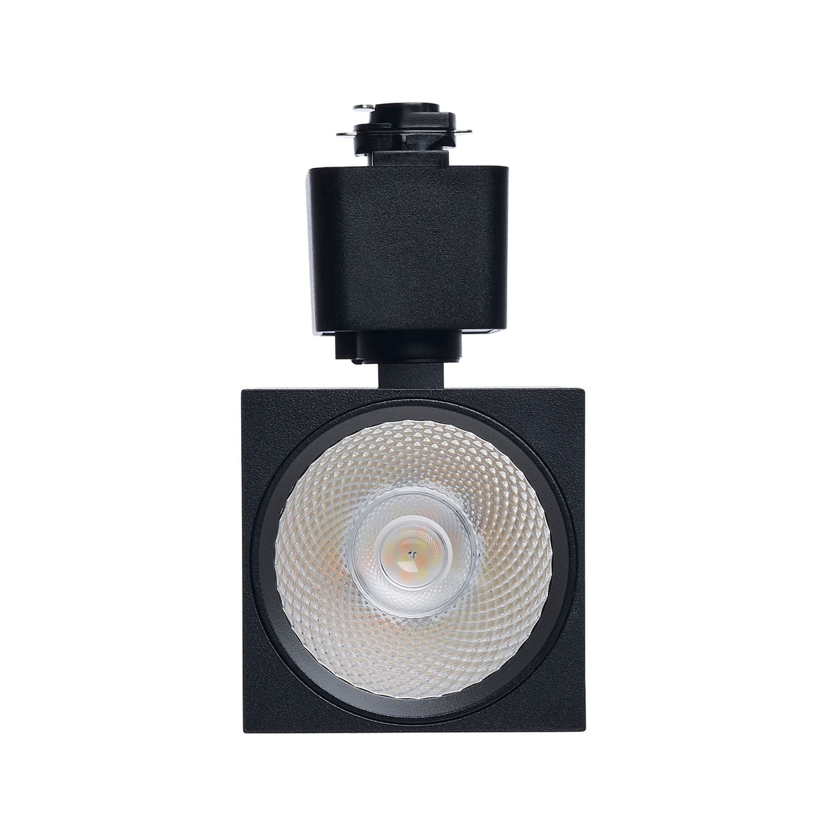 Satco Square Track Head, H-Type, Black, Selectable CCT, 500 Lumens, 48° Beam Angle