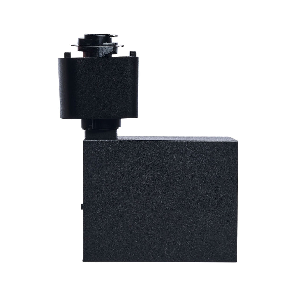 Satco Square Track Head, H-Type, Black, Selectable CCT, 500 Lumens, 48° Beam Angle