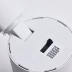 Satco Round Track Head, H-Type, White, Selectable CCT, 500 Lumens, 48° Beam Angle