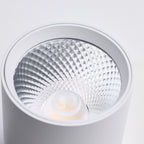 Satco Round Track Head, H-Type, White, Selectable CCT, 500 Lumens, 48° Beam Angle