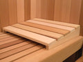 Cedar headrest, tapered