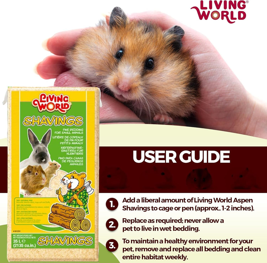 Pine Bedding for Small Pets - Natural, Absorbent, Odor Control
