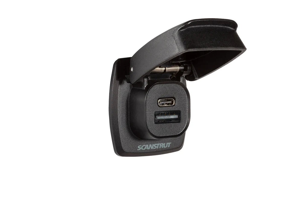 Scanstrut Flip Pro Plus Fast Charge USB-A & USB-C Socket