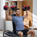 24 KG Adjustable Dumbbell, Barbell, and Kettlebell Set