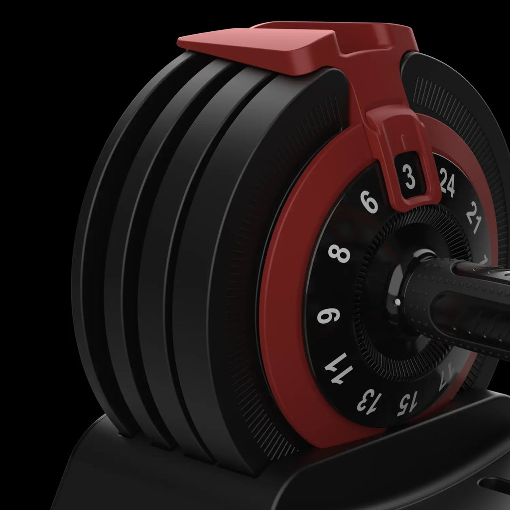24 KG Adjustable Dumbbell, Barbell, and Kettlebell Set