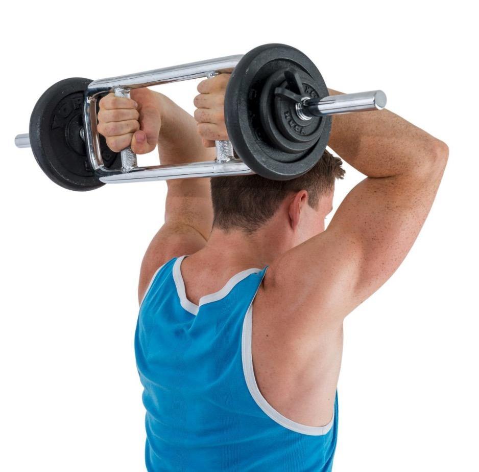 York Fitness Standard 1" Solid Tricep Bar