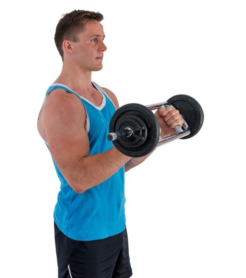 York Fitness Standard 1" Solid Tricep Bar