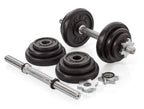 York 20kg Black Cast Iron Dumbell Set