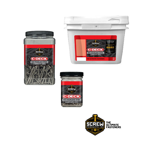 Screw Products C-Deck Stainless Composite Deck Screws