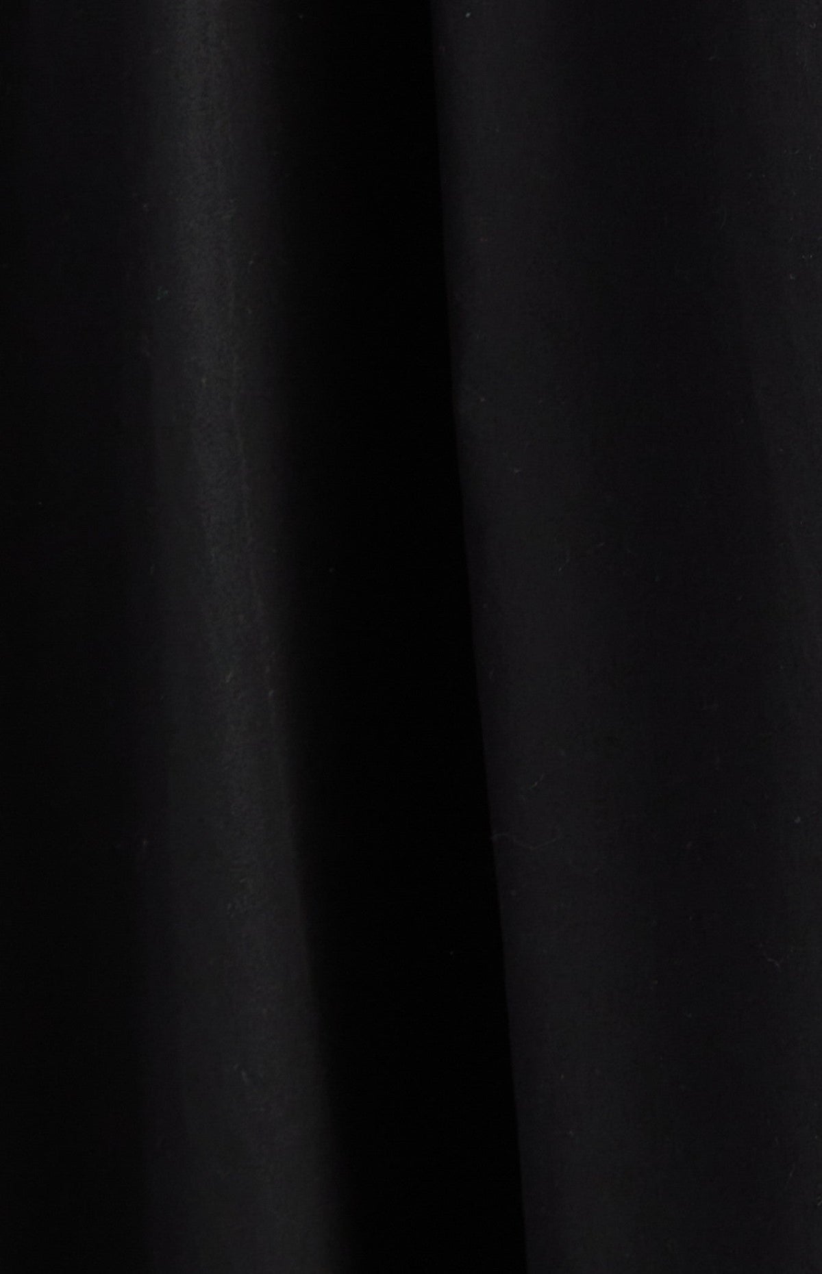 Cotton Contrast Neckline Ruched Bodice Midi Dress Black Womens Clothing
