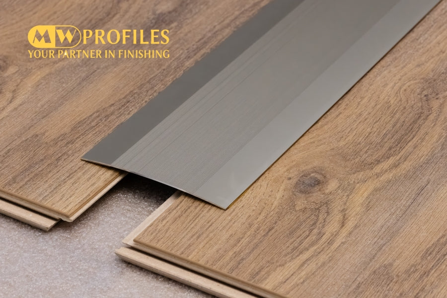 Self Adhesive Aluminium Door Threshold Strip 100 MM x 930 MM Length - DT100K