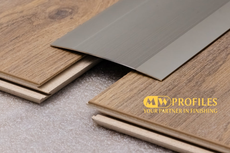Self Adhesive Aluminium Door Threshold Strip 100 MM x 930 MM Length - DT100K