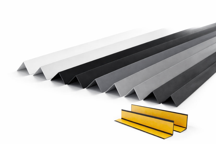 1 M Length – Self Adhesive PVC Corner Trim 90° Plastic Angle Wall Edge Strip Protector