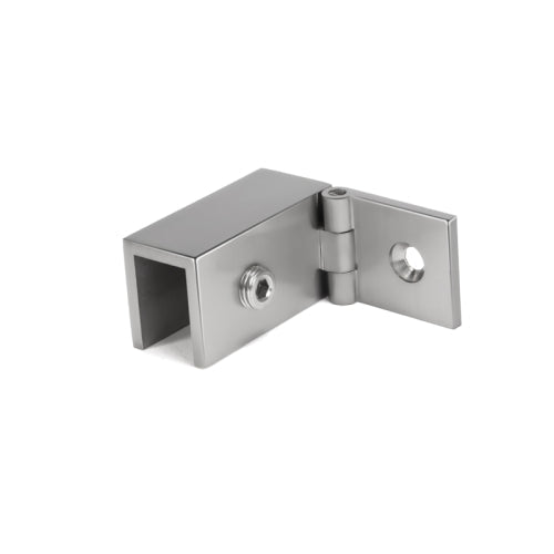 FHC Left Hand Adjustable Wall Mount Slip Fit Glass Clamp