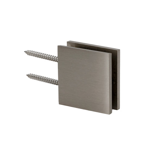 FHC Notch Style Wall Mount Clamp Double Mounting Holes [3/8" to 1/2" Glass]
