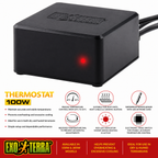 Exo Terra ON/OFF Thermostat 100W/300W with Sensor