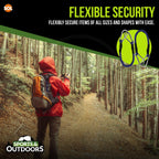 Bungee Cords 30cm with Carabiner | Outdoor & Garden | 2 Pack