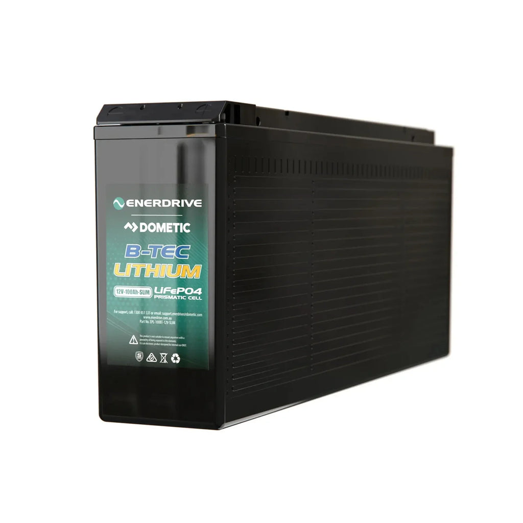 Enerdrive 12V 100AH B-TEC Slim Case Lithium Battery