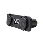 Exotronic 50A Anderson, Cig, USB & USB-C Socket Flush Mount Panel