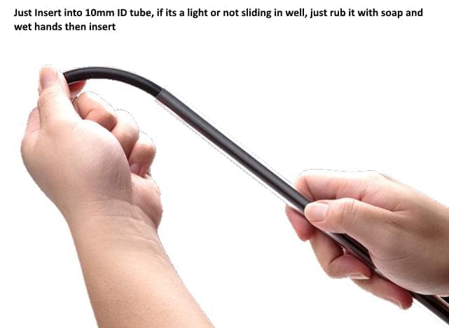 10mm Silicone Bend Cord Insert – Acrylic & PETG Tube Bending Support (1 Metre)