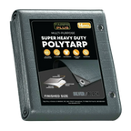 Silver/Black Poly Tarp 12' x 24'