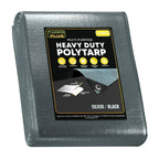 Silver/Black Poly Tarp 40' x 60'