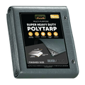 Silver/Black Poly Tarp 12' x 24' - Case of  2
