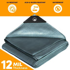 Silver Poly Tarp 20' x 30'
