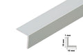 decorative anodised aluminium equal angle in silver