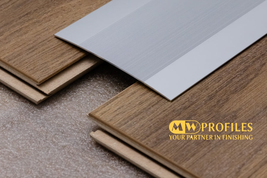 Self Adhesive Aluminium Door Threshold Strip 100 MM x 930 MM Length - DT100K