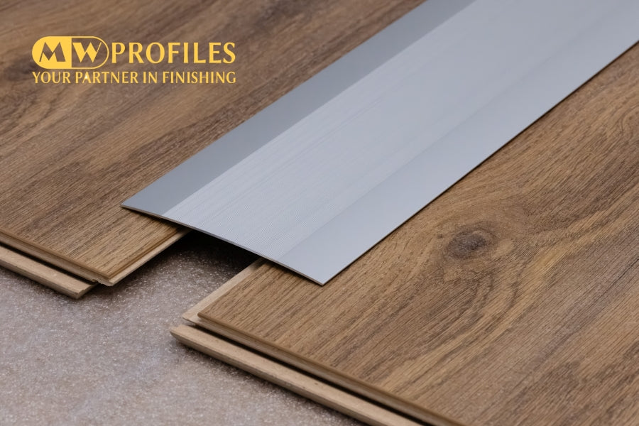 Self Adhesive Aluminium Door Threshold Strip 100 MM x 930 MM Length - DT100K