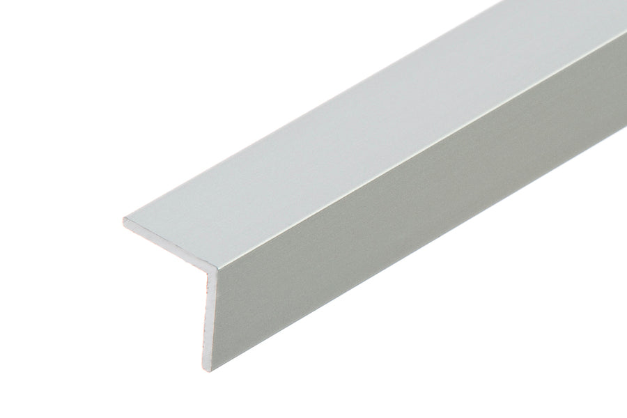 Anodised Aluminium Extruded Angle Corner 1 M / 39.37" Length Silver & Gold