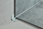 Aluminium Stair Nosing Inner Corner 3 MM x 900 MM & 2500 MM Length Silver LVT W3